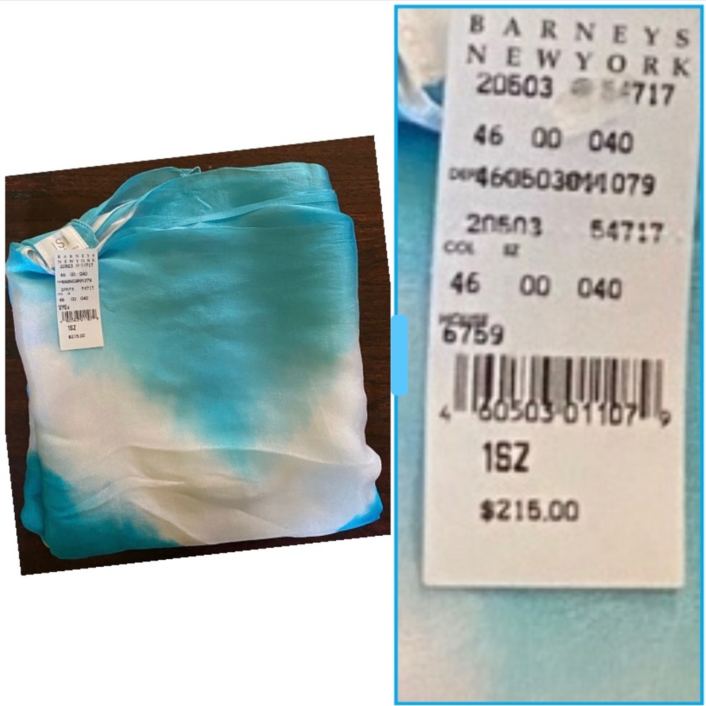 💙Gorgeous ISI scarf/sarong from Barney’s NWT 215.00 retail